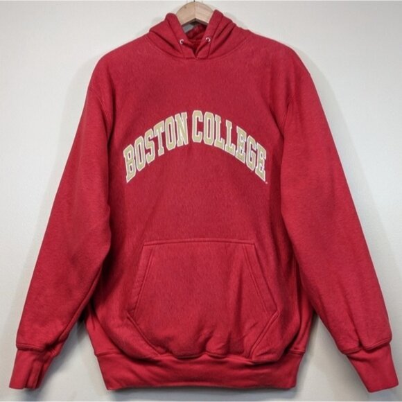 Vintage 90's Insulated Boston College Arch Hoodie - Picture 1 of 8